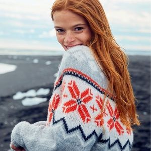 Aerie Oversized Fair Isle Sweater
